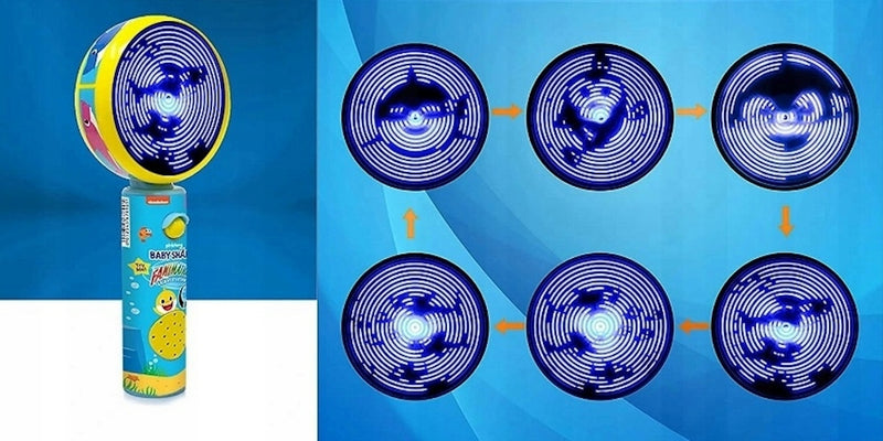 WIATRACZEK FANIMATION PROJEKTOR LED Z AN - widok 7 opakowania szczegoly zabawka kolekcja