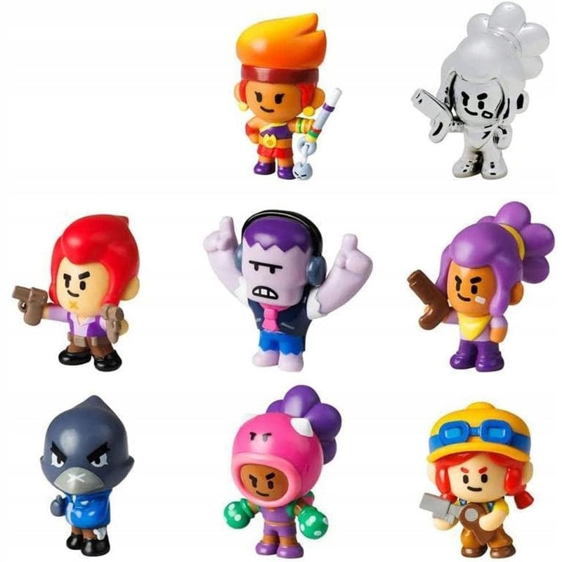 BRAWL STARS 8-PAK COLT SILVER SHELLY JES - widok 7 opakowania szczegoly zabawka kolekcja