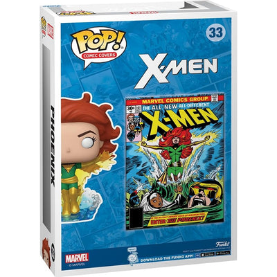 Funko POP Comic Covers Phoenix 33 - widok z tyłu - Jean Grey X-Men klasyczna okładka kolekcjonerska
