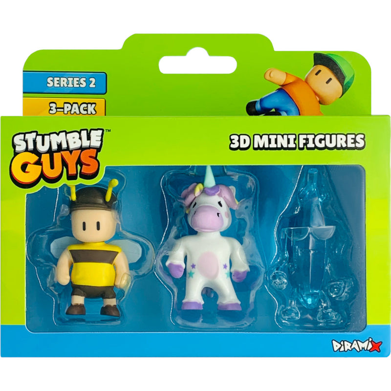 Zabawka STUMBLE GUYS ZESTAW FIGUREK 3-PAK STUMBLEBEE SPRIN - kolekcjonerska Diramix premium dla dzieci