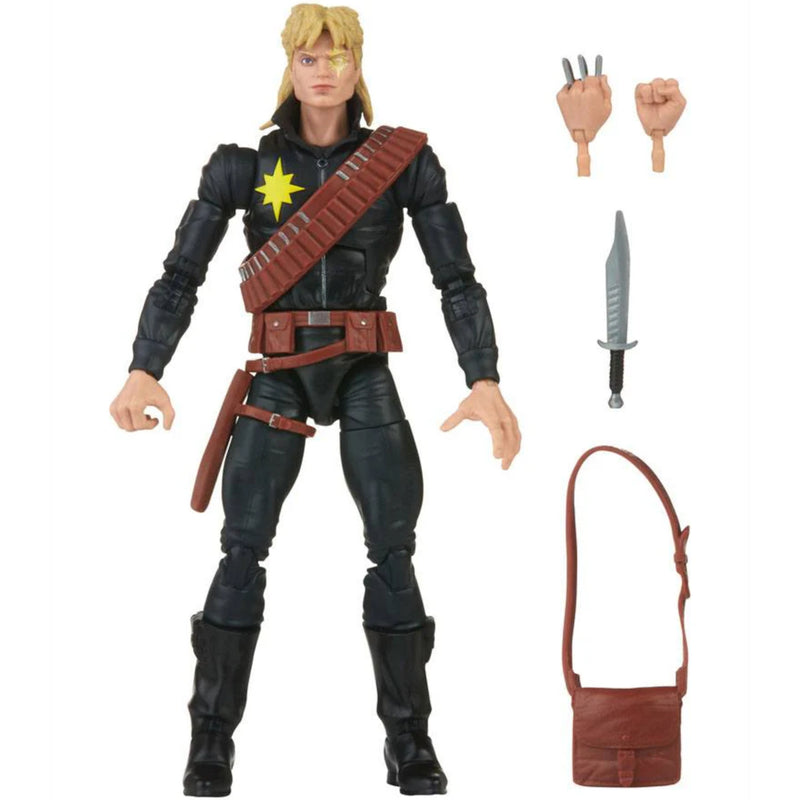 MARVEL COMICS THE UNCANNY X-MEN RUCHOMA  - widok 4 opakowania Hasbro szczegoly kolekcja