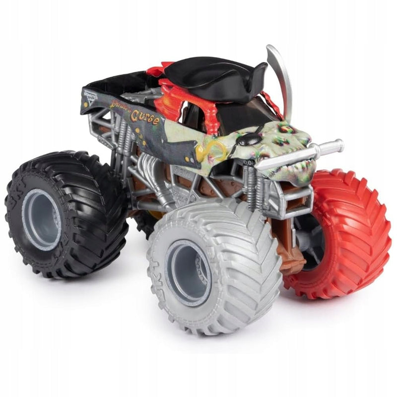 MONSTER JAM TRUCK AUTO TERENOWE SPIN MAS - widok 2 opakowania szczegoly zabawka kolekcja