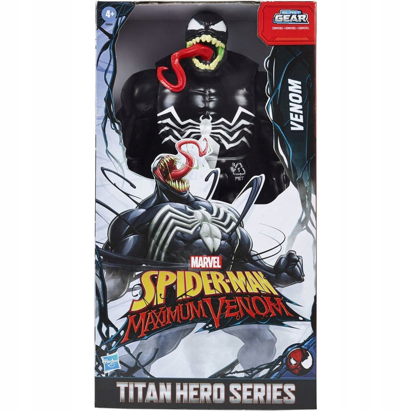MARVEL SPIDER-MAN MAXIMUM VENOM TITAN HE - widok 2 opakowania szczegoly zabawka kolekcja