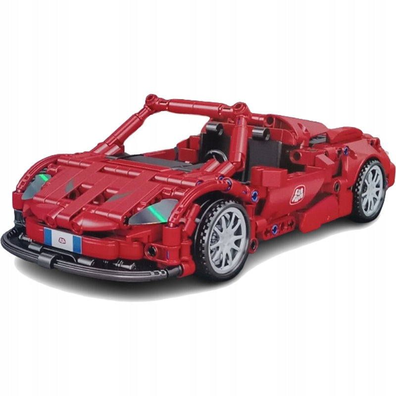 KLOCKI ELEFUN RACING CAR SAMOCHÓD WYŚCIG - widok 3 opakowania szczegoly zabawka kolekcja