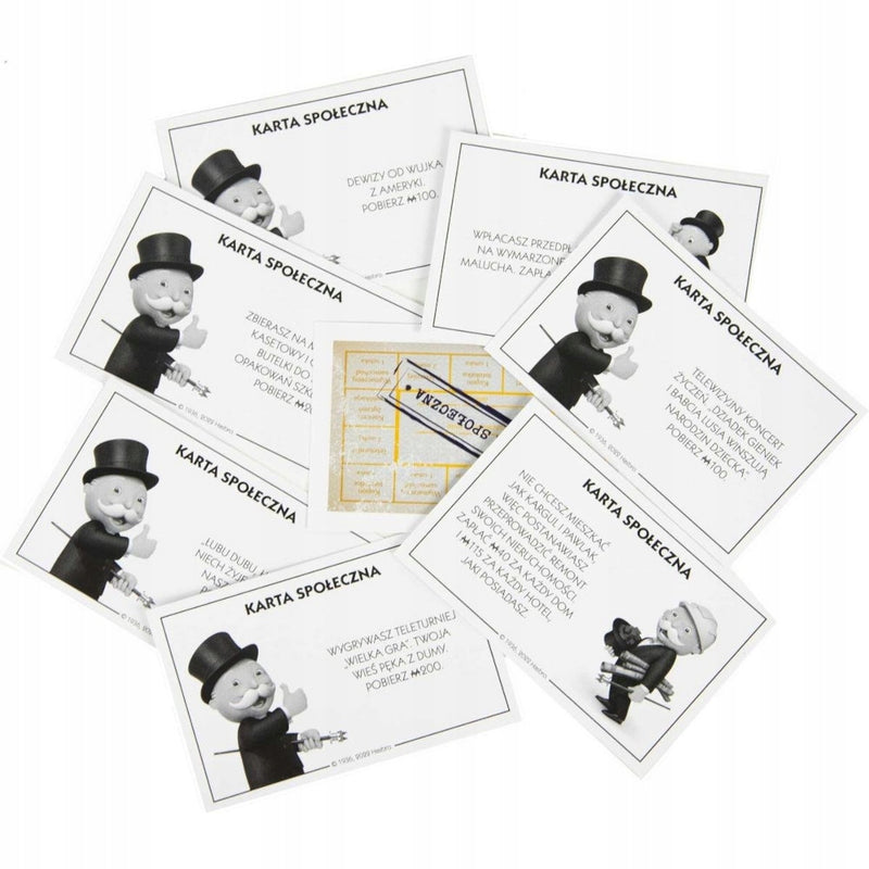 MONOPOLY PRL GRA HASBRO - widok 3 opakowania szczegoly zabawka kolekcja collectible