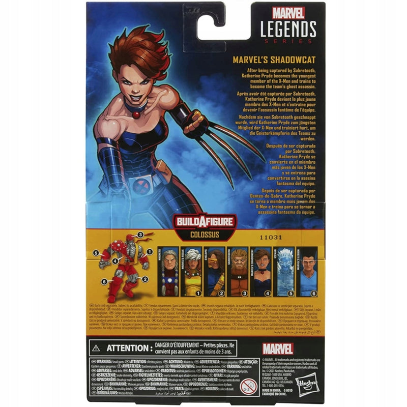 MARVEL LEGENDS RUCHOMA  X-MEN SHADOWCAT - widok 6 opakowania szczegoly zabawka kolekcja