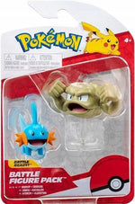 Zabawka POKEMON ORYGINALNY ZESTAW FIGURKI MUDKIP GEODUDE - kolekcjonerska premium zabawki Aseo dla dzieci