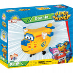 Zabawka COBI SUPER WINGS SAMOLOT DONNIE ŚRUBEK 25128 - kolekcjonerska premium zabawki Aseo dla dzieci