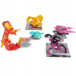 BAKUGAN EVOLUTIONS BATTLE AMP PACK 4-PAK - widok 3 opakowania szczegoly zabawka kolekcja