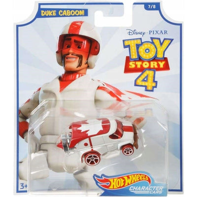 Zabawka HOT WHEELS TOY STORY 4 CHARACTER CARS DUKE CABOOM - kolekcjonerska premium zabawki Aseo dla dzieci