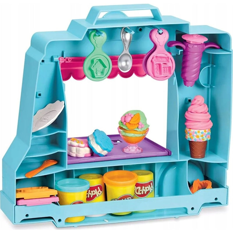 PLAY-DOH CIASTOLINA ZESTAW CIĘŻARÓWKA FU - widok 4 opakowania szczegoly zabawka kolekcja