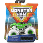 Zabawka MONSTER JAM TRUCK + OPASKA ALIEN INVASION 1:64 - kolekcjonerska premium zabawki Aseo dla dzieci