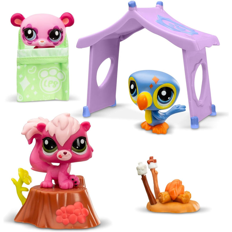 LITTLEST PET SHOP LPS ZESTAW KEMPING CAM - widok 5 TM Toys opakowanie szczegoly collectible