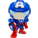 Funko POP MARVEL AVENGERS MECH STRIKE CAPTAIN - widok 2 opakowania tyl back box kolekcjonerska