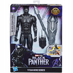 Zabawka MARVEL TITAN HERO SERIES BLACK PANTHER + BROŃ - kolekcjonerska premium zabawki Aseo dla dzieci