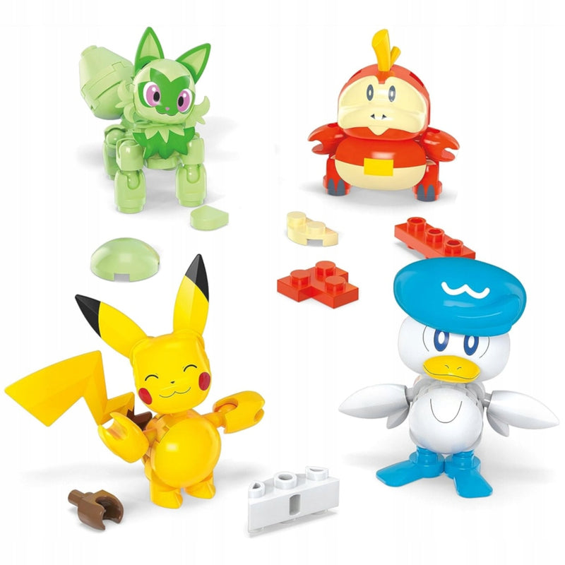 MEGA CONSTRUX POKEMON PALDEA REGION TEAM - widok 4 opakowania szczegoly zabawka kolekcja