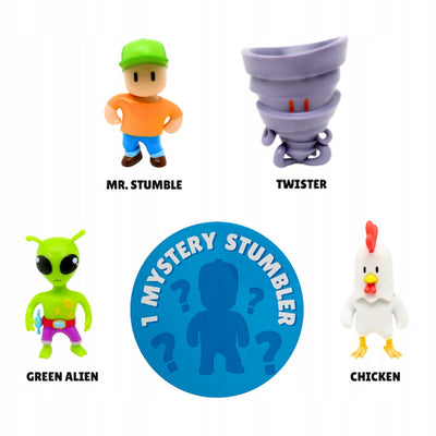 STUMBLE GUYS 5-PAK SERIA 2 TWISTER MR. S - widok 2 opakowania szczegoly zabawka kolekcja