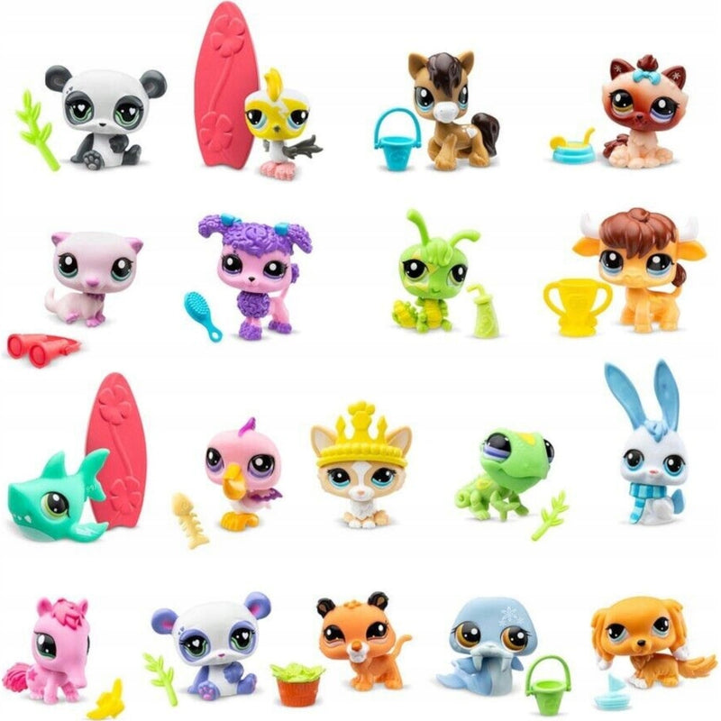 LITTLEST PET SHOP ZWIERZĘTA DOMOWE NIESP - widok 2 opakowania szczegoly zabawka kolekcja
