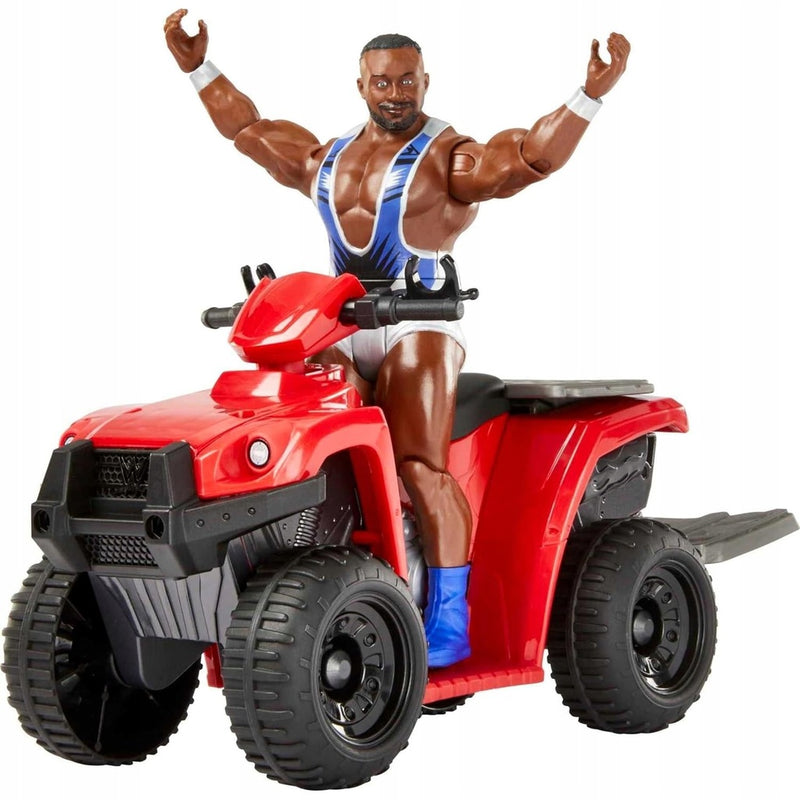 WWE WREKKIN' SLAM N SPIN ATV WRESTLING M - widok 4 opakowania szczegoly zabawka kolekcja