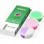 HEY CLAY ALIENS BURGER 3 TUBKI - widok 2 opakowania szczegoly zabawka kolekcja collectible