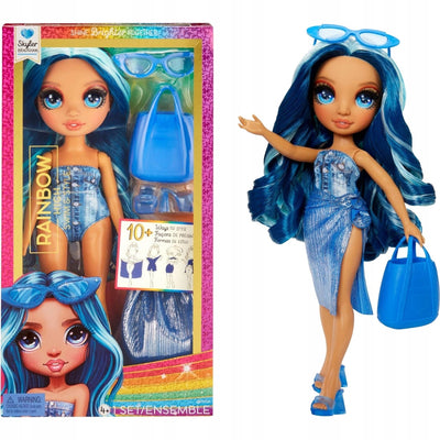 Zabawka RAINBOW HIGH SWIM & STYLE LALKA SKYLER BRADSHAW - kolekcjonerska premium zabawki Aseo dla dzieci