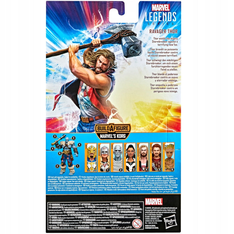 MARVEL LEGENDS LOVE AND THUNDER RAVAGER  - widok 6 opakowania szczegoly zabawka kolekcja