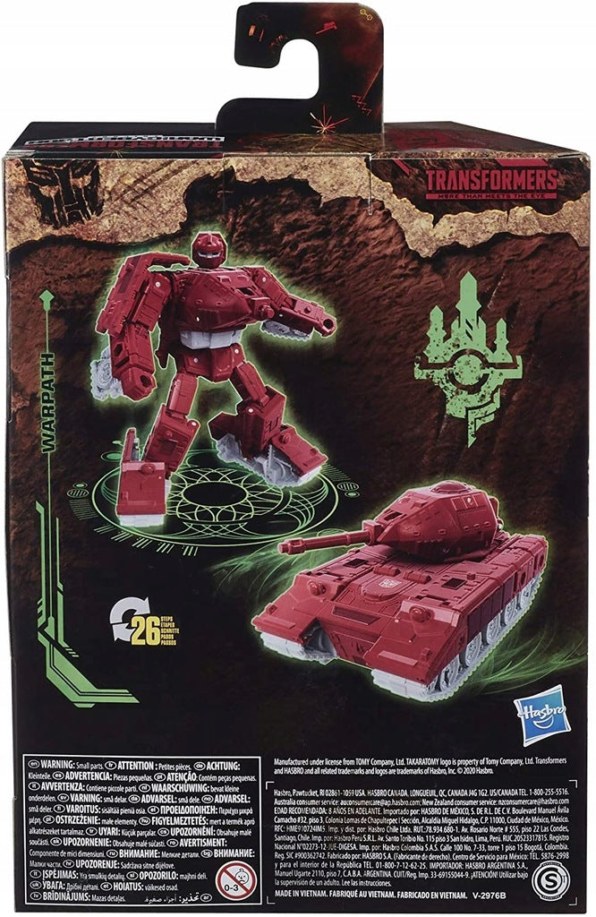 TRANSFORMERS KINGDOM WAR AUTOBOT CZOŁG W - widok 5 opakowania szczegoly zabawka kolekcja