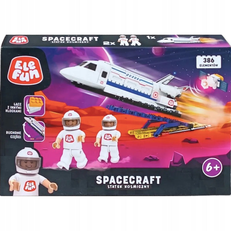 Zabawka KLOCKI ELEFUN SPACECRAFT STATEK KOSMICZNY C0828 - kolekcjonerska premium zabawki Aseo dla dzieci