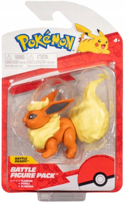 Zabawka ORYGINALNA  POKEMON BATTLE FLAREON JAZWARES - kolekcjonerska premium zabawki Aseo dla dzieci
