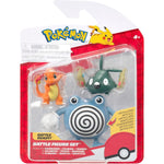 Zabawka POKEMON BATTLE FIGURE SET 3-PAK ZESTAW CHARMANDER  - kolekcjonerska Jazwares premium dla dzieci fanow
