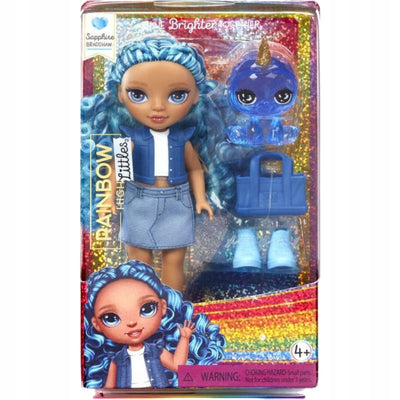 Zabawka RAINBOW HIGH LITTLES DOLLS LALKA SAPPHIRE (BLUE) - kolekcjonerska premium zabawki Aseo dla dzieci