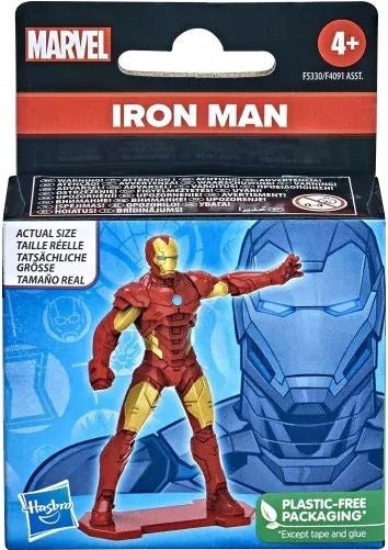MARVEL AVENGERS MINI  IRON MAN HASBRO - widok 2 opakowania szczegoly zabawka kolekcja