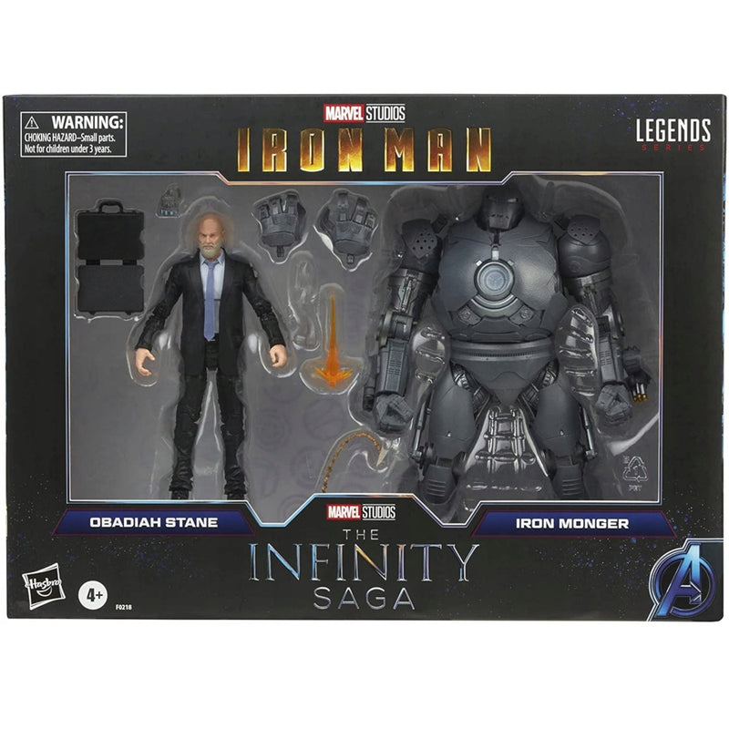 Zabawka MARVEL LEGENDS 2-PAK OBADIAH STANE + IRON MONGER - kolekcjonerska premium zabawki Aseo dla dzieci