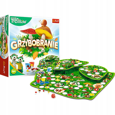 GRZYBOBRANIE RODZINA TREFLIKÓW GRA PLANS - widok 2 opakowania szczegoly zabawka kolekcja