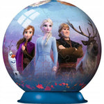 KULA FROZEN KRAINA LODU ZE WZOREM PUZZLE - widok 2 opakowania szczegoly zabawka kolekcja