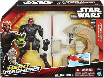 STAR WARS HERO MASHERS SITH SPEEDER + DA - widok 2 opakowania szczegoly zabawka kolekcja
