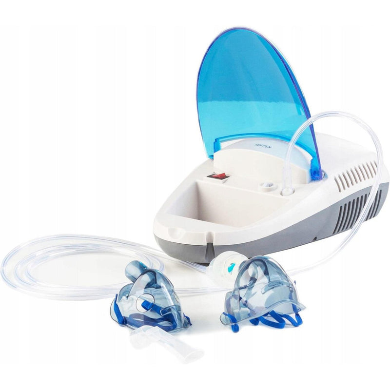 NEBULIZATOR KOMPRESOROWY INHALATOR MEDYC - widok 4 opakowania szczegoly zabawka kolekcja