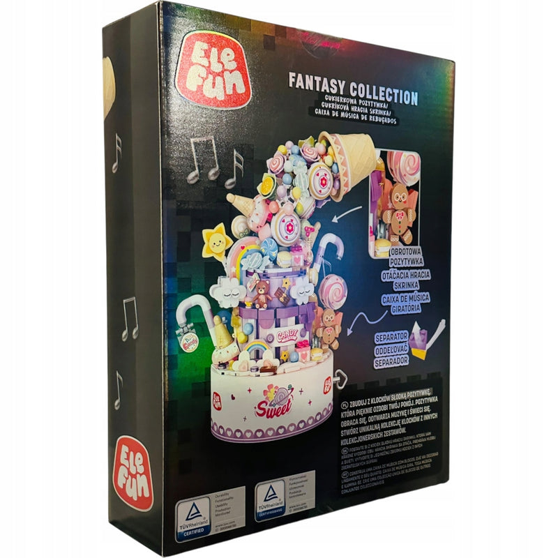 KLOCKI ELEFUN FANTASY COLLECTION CANDY M - widok 3 opakowania szczegoly zabawka kolekcja