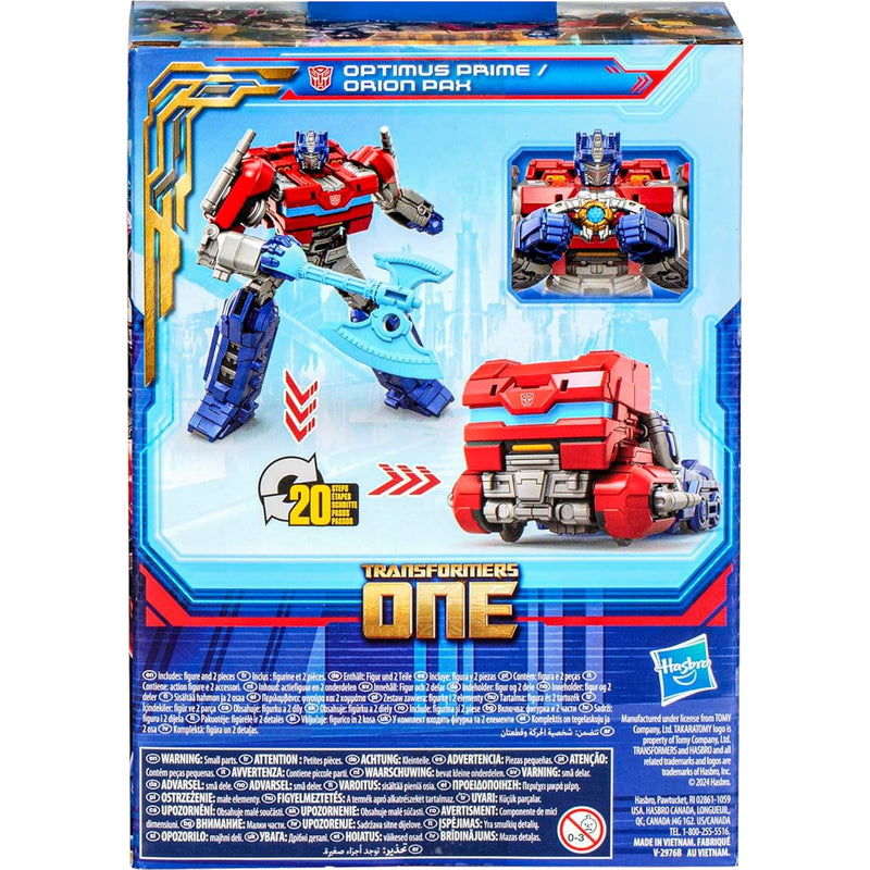 TRANSFORMERS ONE POCZĄTEK PRIME CHANGERS - widok 4 opakowania Hasbro szczegoly kolekcja