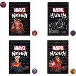 MARVEL MAYHEM GRA KARCIANA WALKA SUPERBO - widok 7 opakowania szczegoly zabawka kolekcja