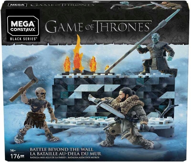 MEGA CONSTRUX BLOKS GRA O TRON JON SNOW  - widok 2 opakowania szczegoly zabawka kolekcja