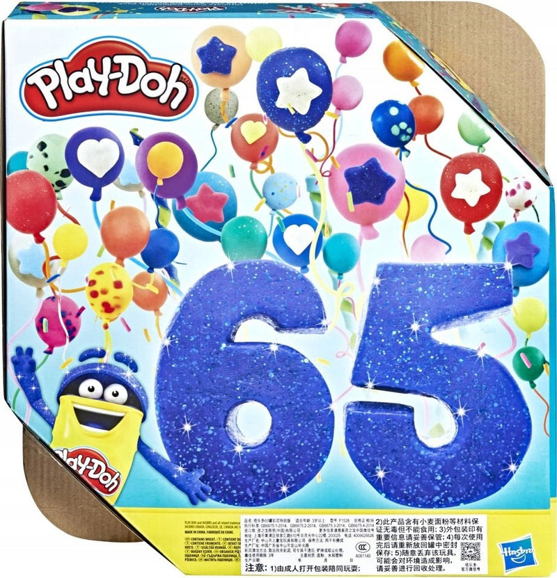 PLAY-DOH CIASTOLINA 65-PAK MEGA ZESTAW 6 - widok 6 opakowania szczegoly zabawka kolekcja