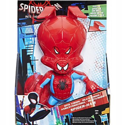 MARVEL SPIDER-MAN SPIN VISION  SPIDER-HA - widok 2 opakowania szczegoly zabawka kolekcja