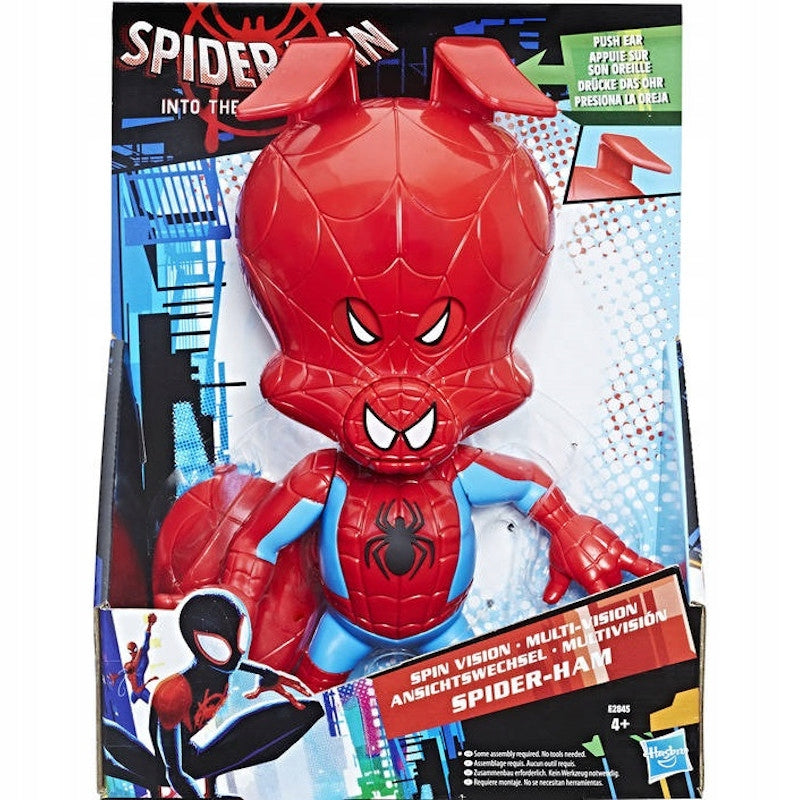 MARVEL SPIDER-MAN SPIN VISION  SPIDER-HA - widok 2 opakowania szczegoly zabawka kolekcja