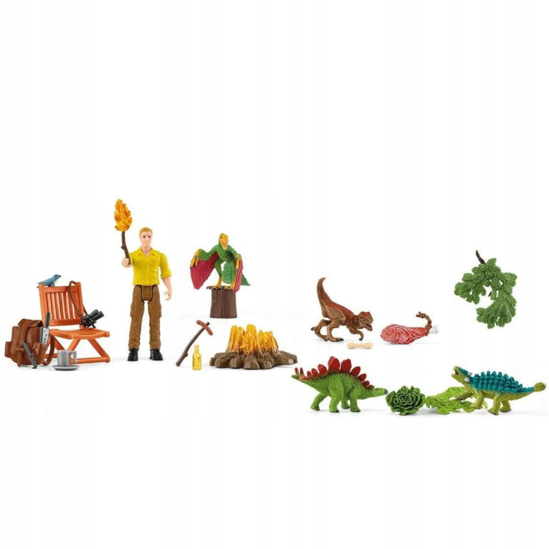 SCHLEICH DONOSAURS KALENDARZ ADWENTOWY 2 - widok 3 opakowania szczegoly zabawka kolekcja
