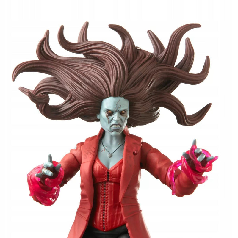 MARVEL LEGENDS WHAT IF ZOMBIE SCARLET WI - widok 5 opakowania szczegoly zabawka kolekcja