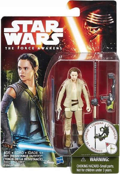 STAR WARS GWIEZDNE WOJNY RUCHOMA  REY B5 - widok 2 opakowania szczegoly zabawka kolekcja