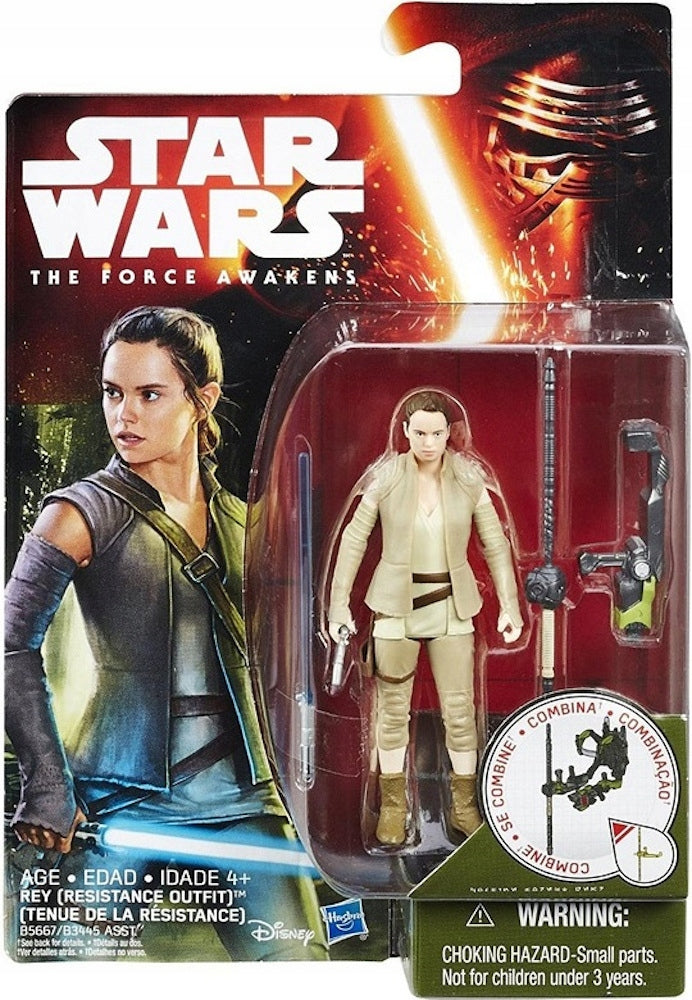 STAR WARS GWIEZDNE WOJNY RUCHOMA  REY B5 - widok 2 opakowania szczegoly zabawka kolekcja