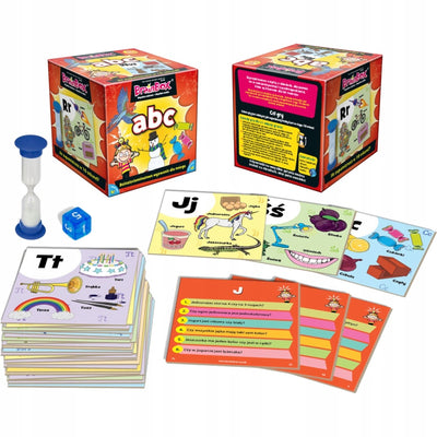 BRAINBOX ABC GRA KARCIANA EDUKACYJNA DLA - widok 2 opakowania szczegoly zabawka kolekcja