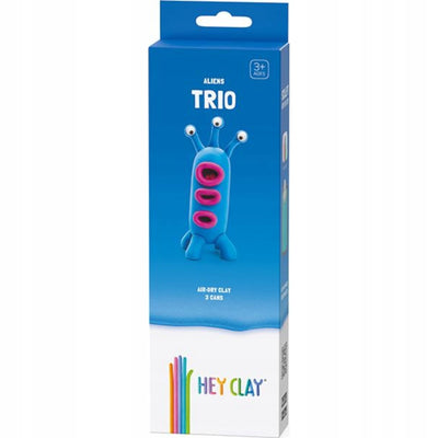 Zabawka HEY CLAY ALIENS TRIO 3 TUBKI - kolekcjonerska premium zabawki Aseo dla dzieci